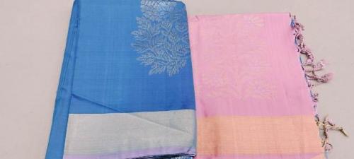 SOFT SILK SAREE WITH BLOUSE